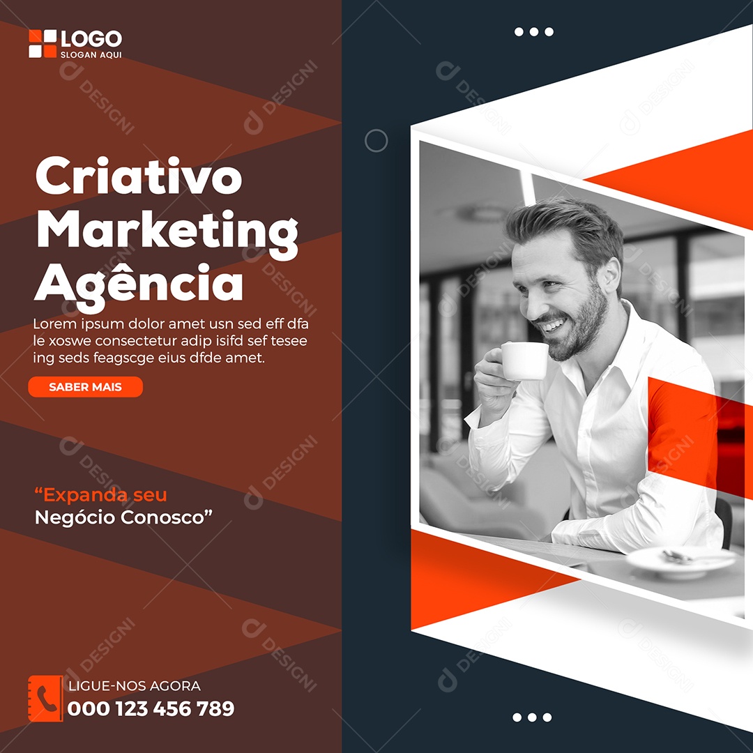 Agencia de Marketing Digital Social Media PSD Editável