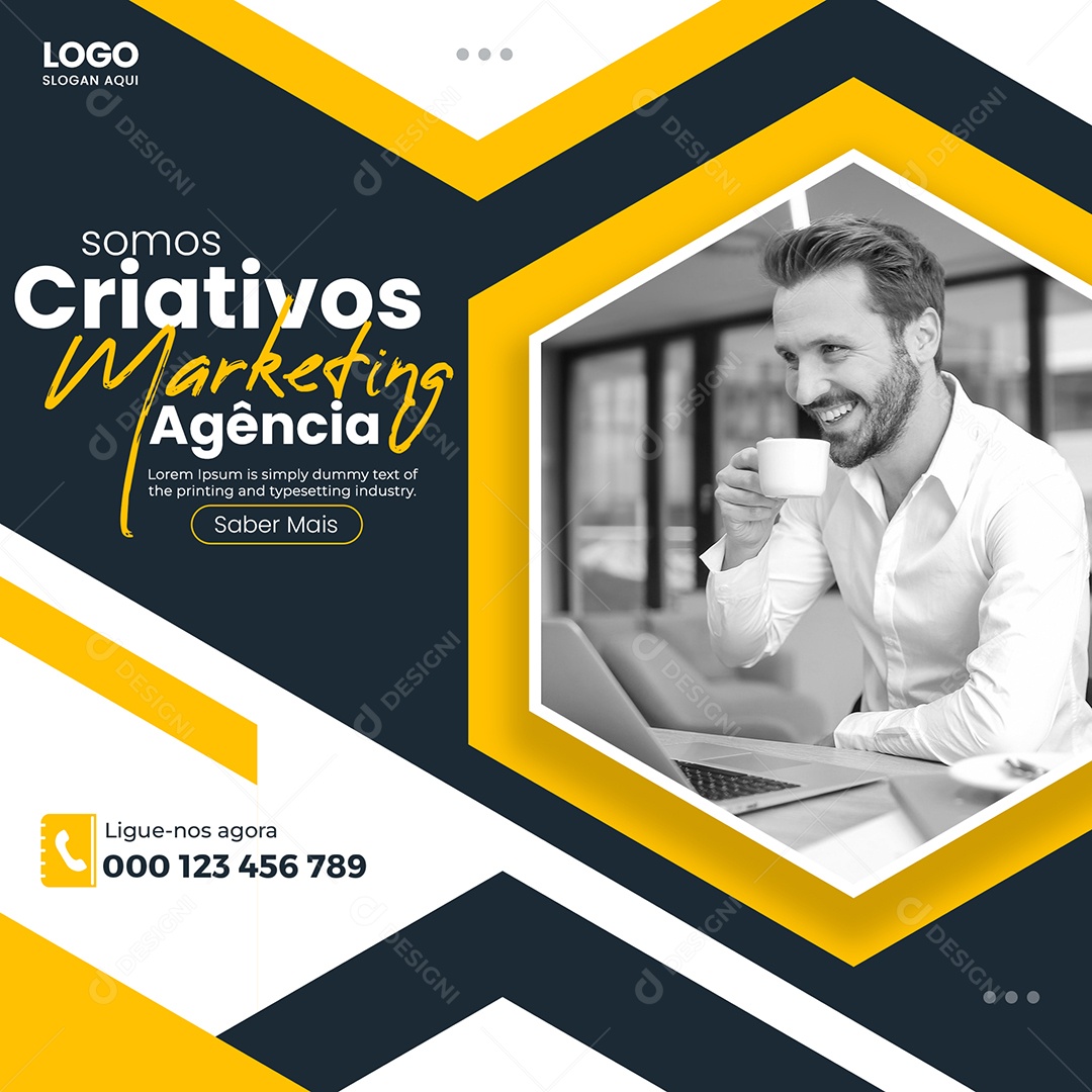 Agencia de Marketing Digital Social Media PSD Editável