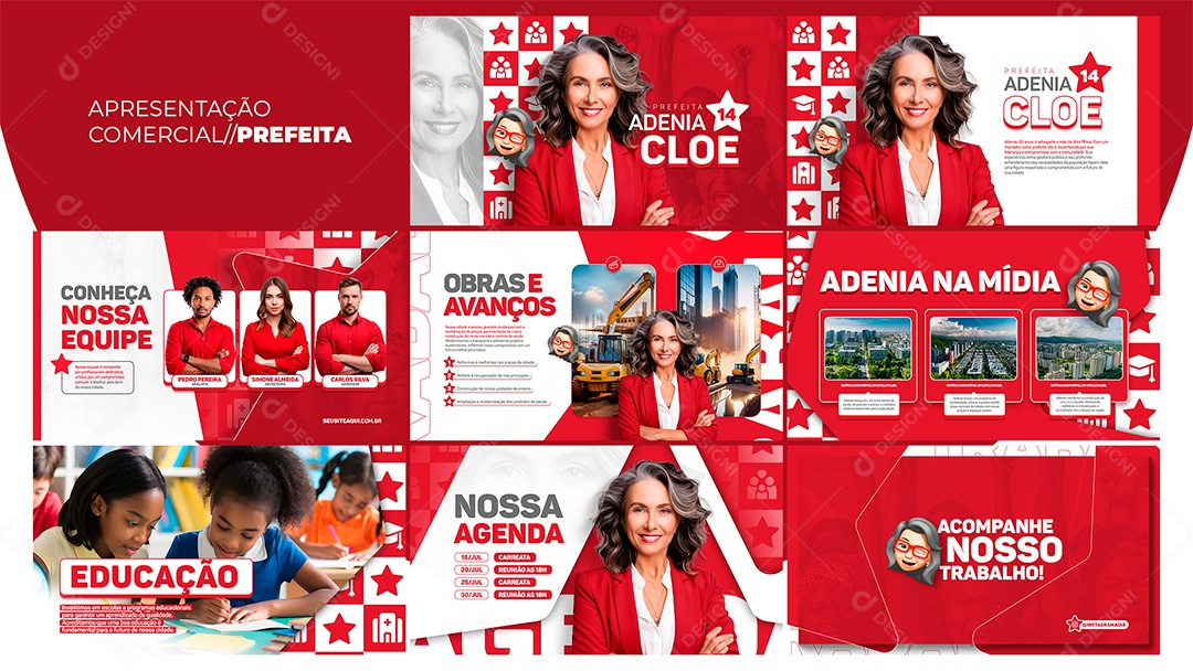 Apresentação Comercial Prefeita PSD Editável