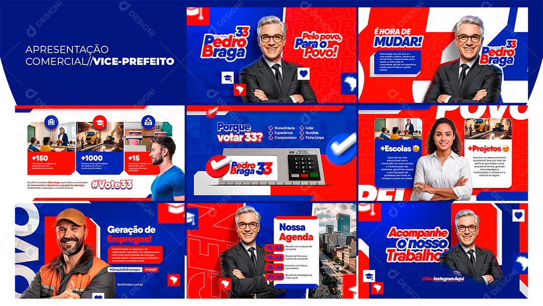 Apresentação Comercial Vice Prefeito PSD Editável
