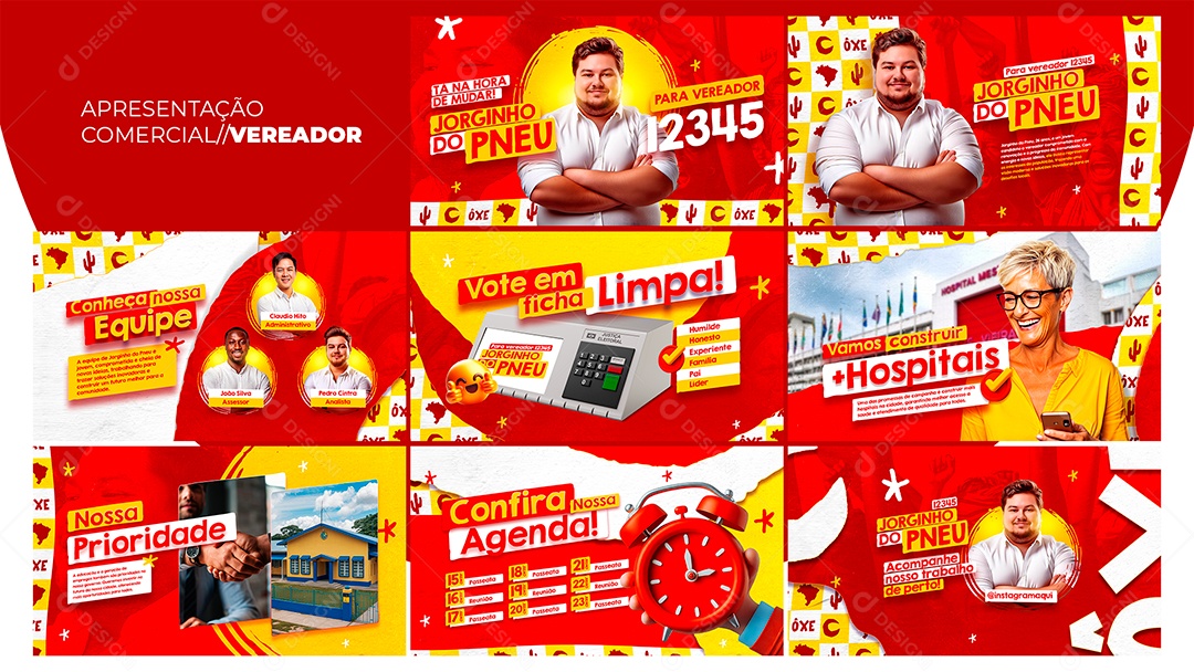 Apresentação Comercial Vereador PSD Editável