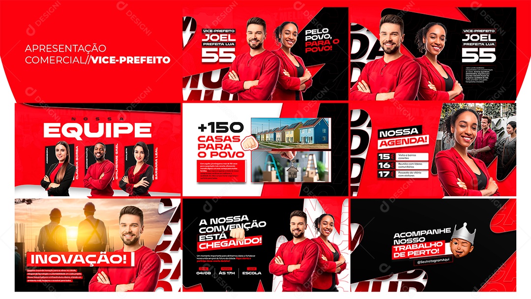 Apresentação Comercial Vice Prefeito PSD Editável