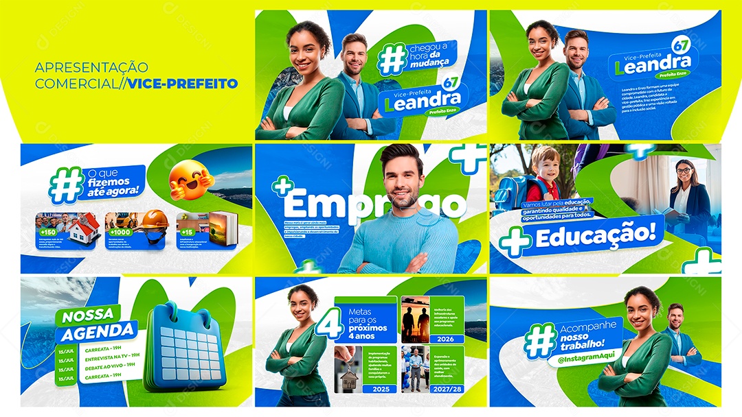 Apresentação Comercial Vice Prefeito PSD Editável