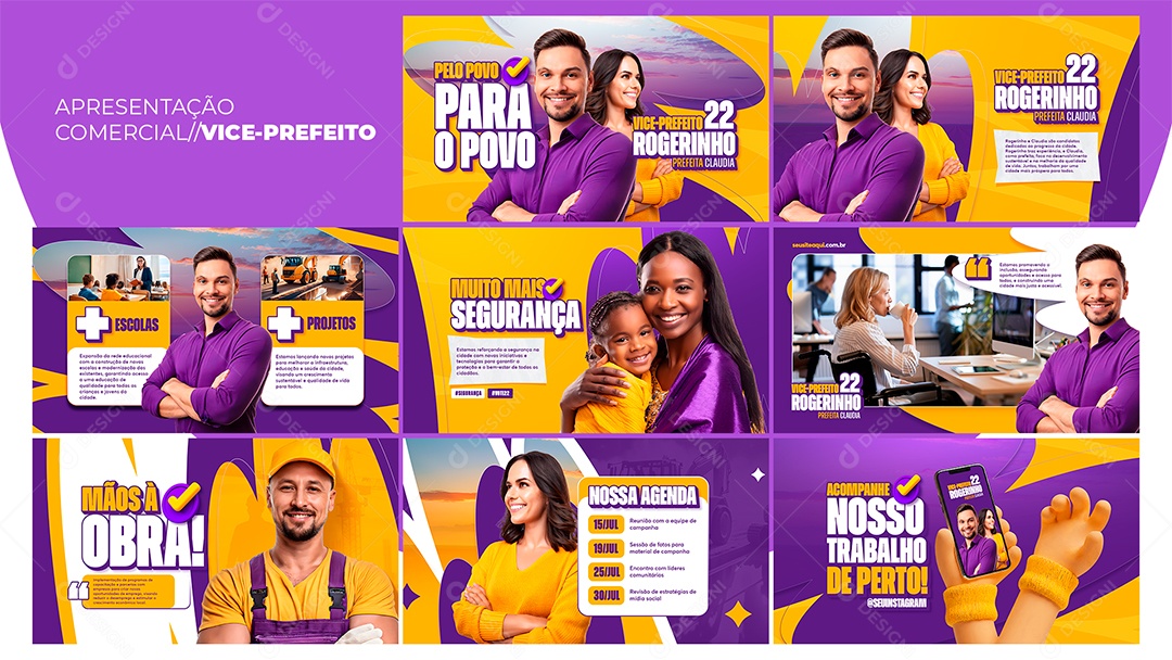 Apresentação Comercial Vice Prefeito PSD Editável