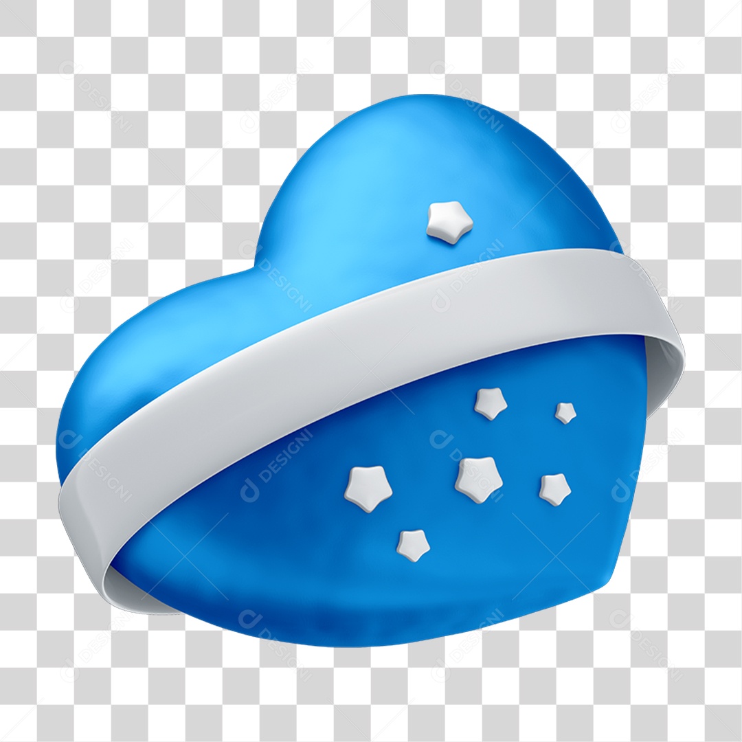 Ícone Coração Brasil PNG Transparente