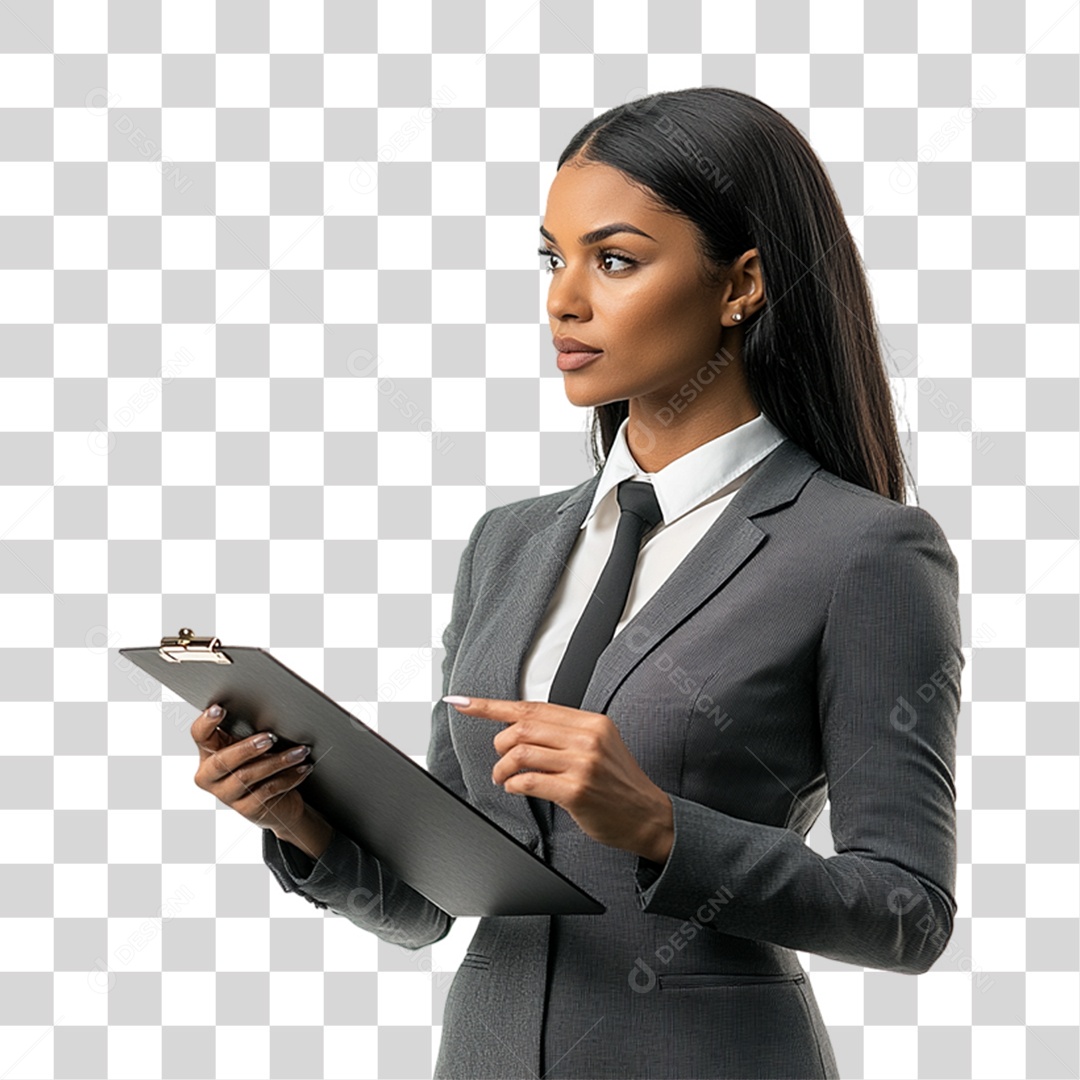 Mulher Empresária PNG Transparente