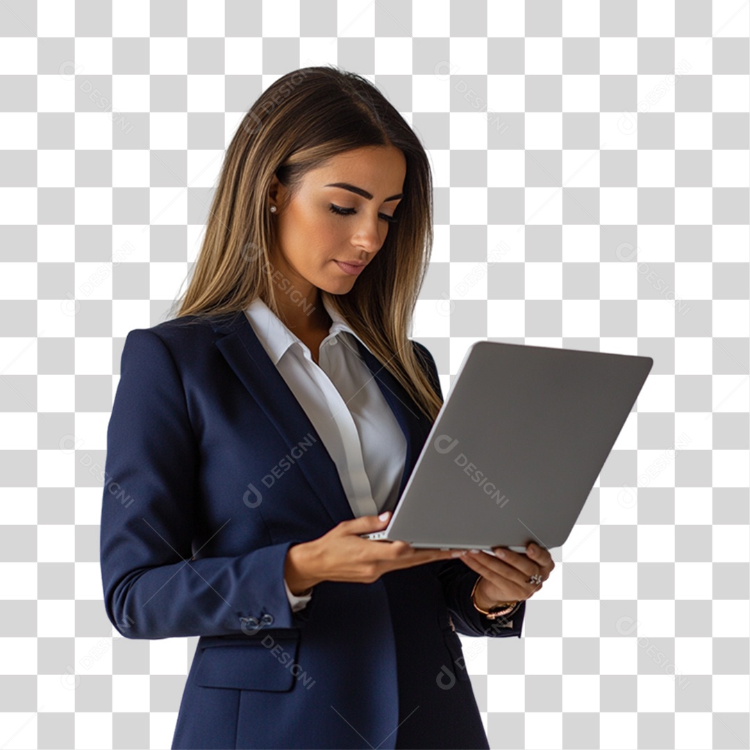 Mulher Empresária PNG Transparente