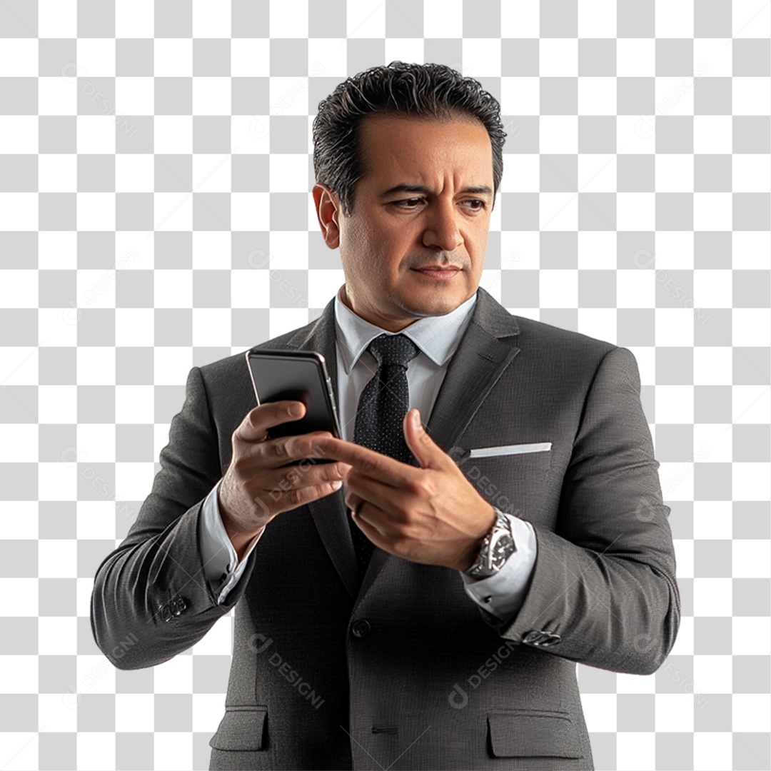 Homem Empresário PNG Transparente