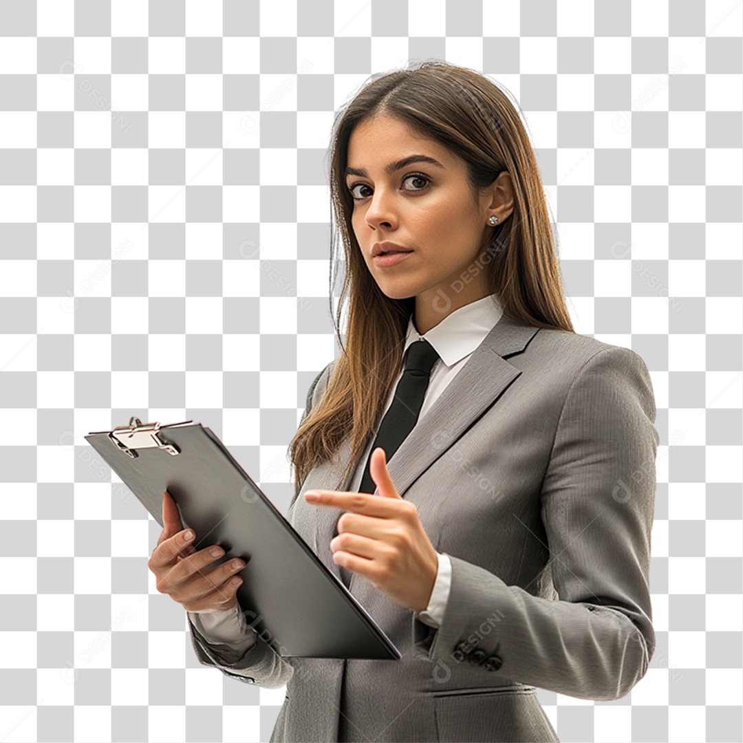 Mulher Empresária PNG Transparente