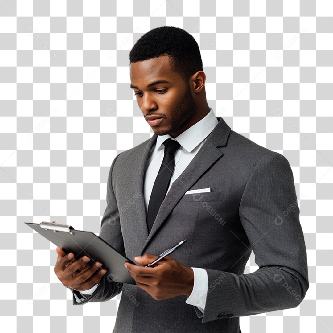 Homem Empresário PNG Transparente