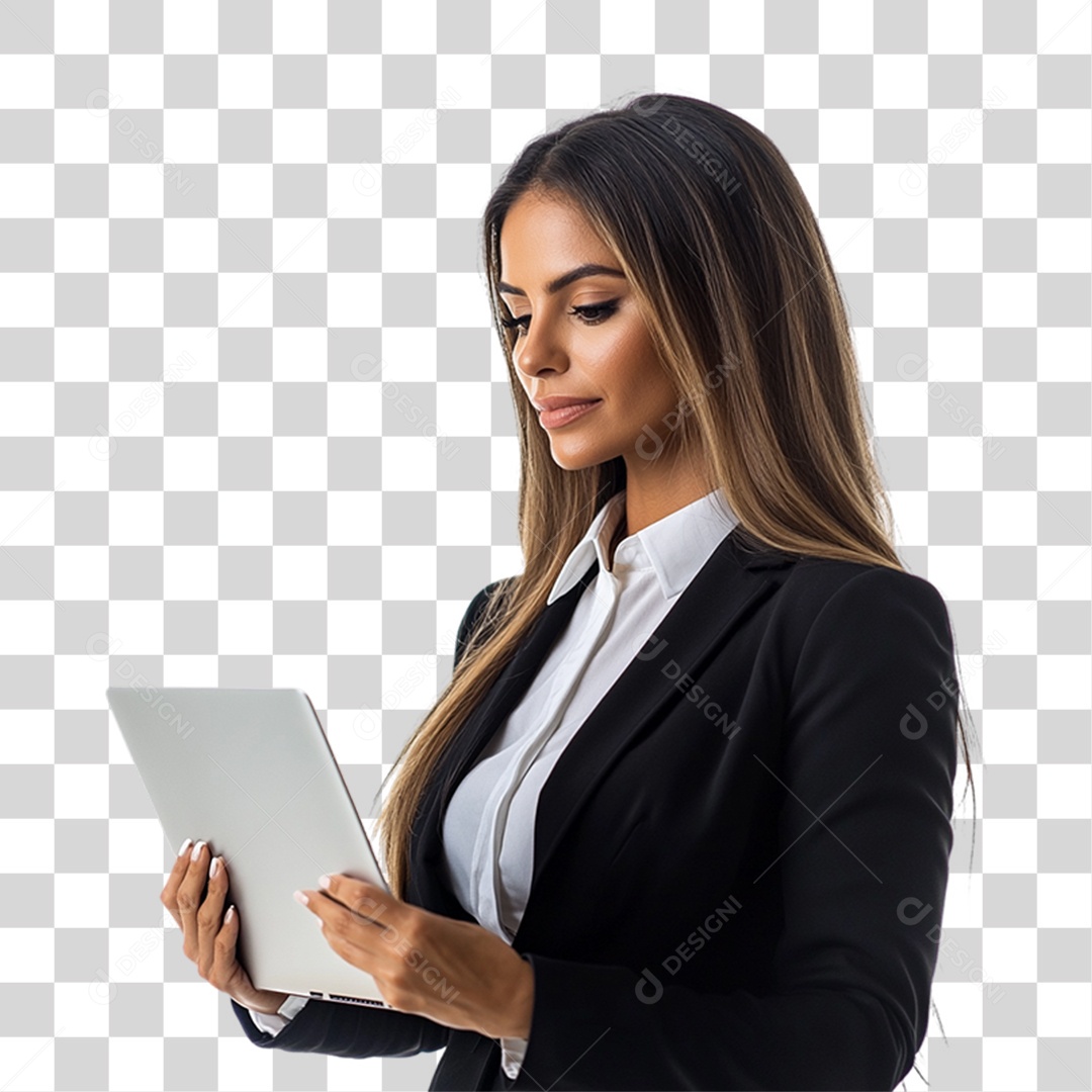 Mulher Empresária PNG Transparente