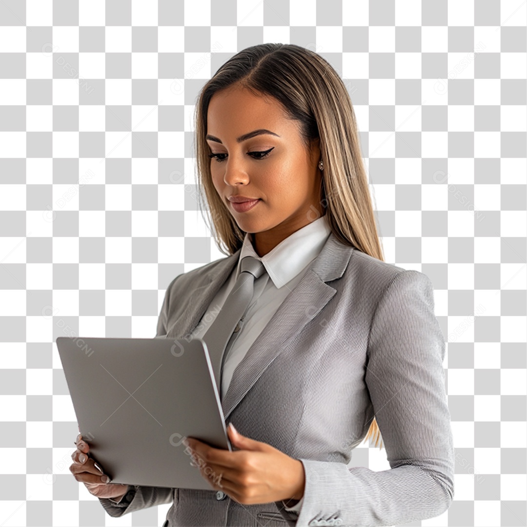 Mulher Empresária PNG Transparente