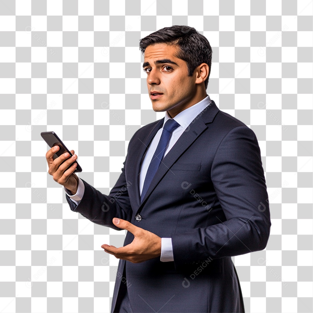 Homem Empresário PNG Transparente