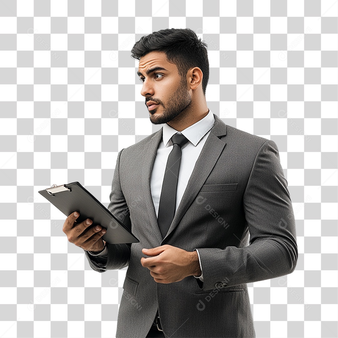Homem Empresário PNG Transparente