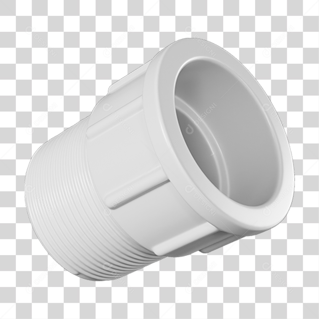 Adaptador Curto de Pvc PNG Transparente