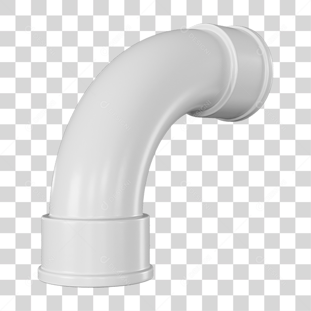 Curva Longa de Pvc PNG Transparente