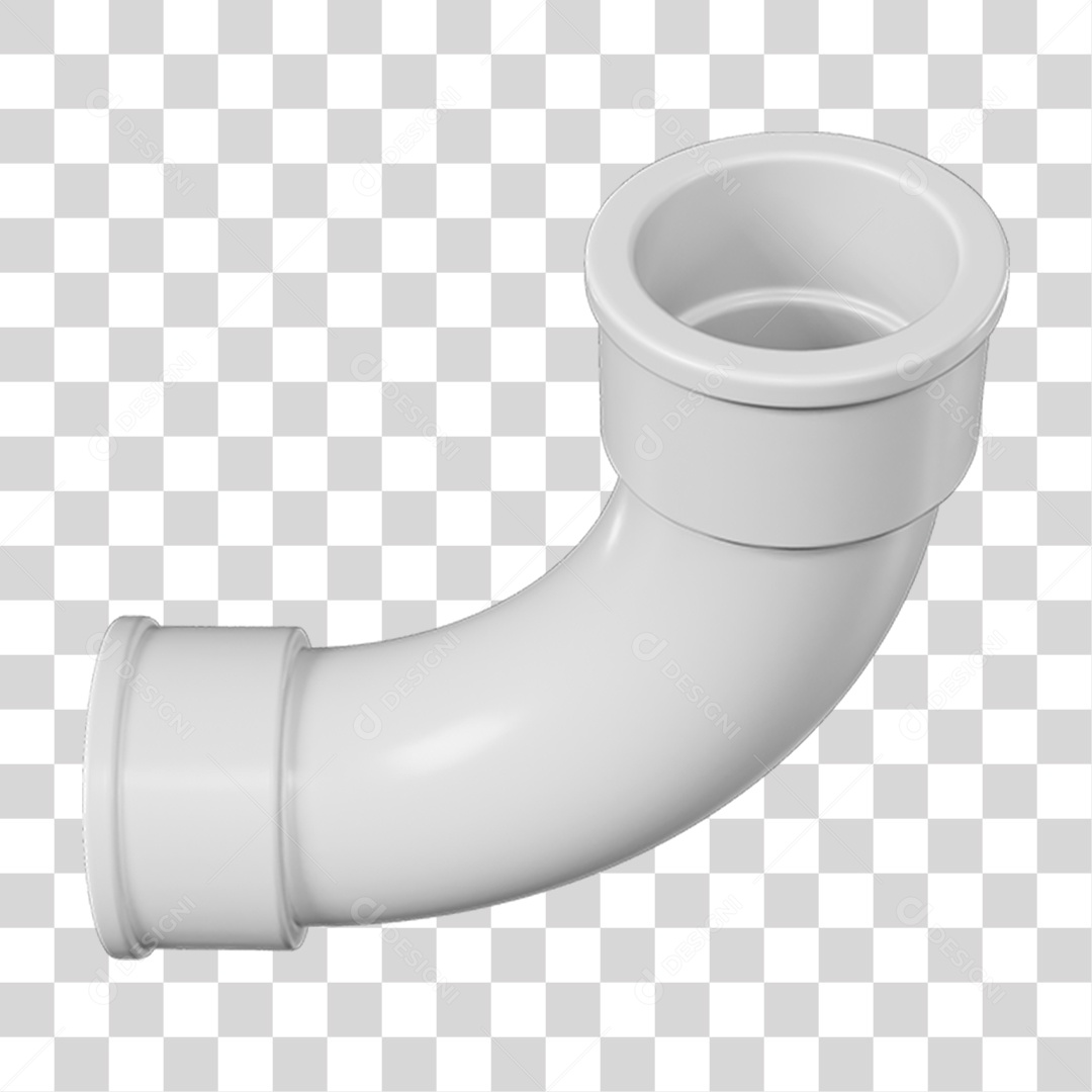 Curva Longa de Pvc PNG Transparente