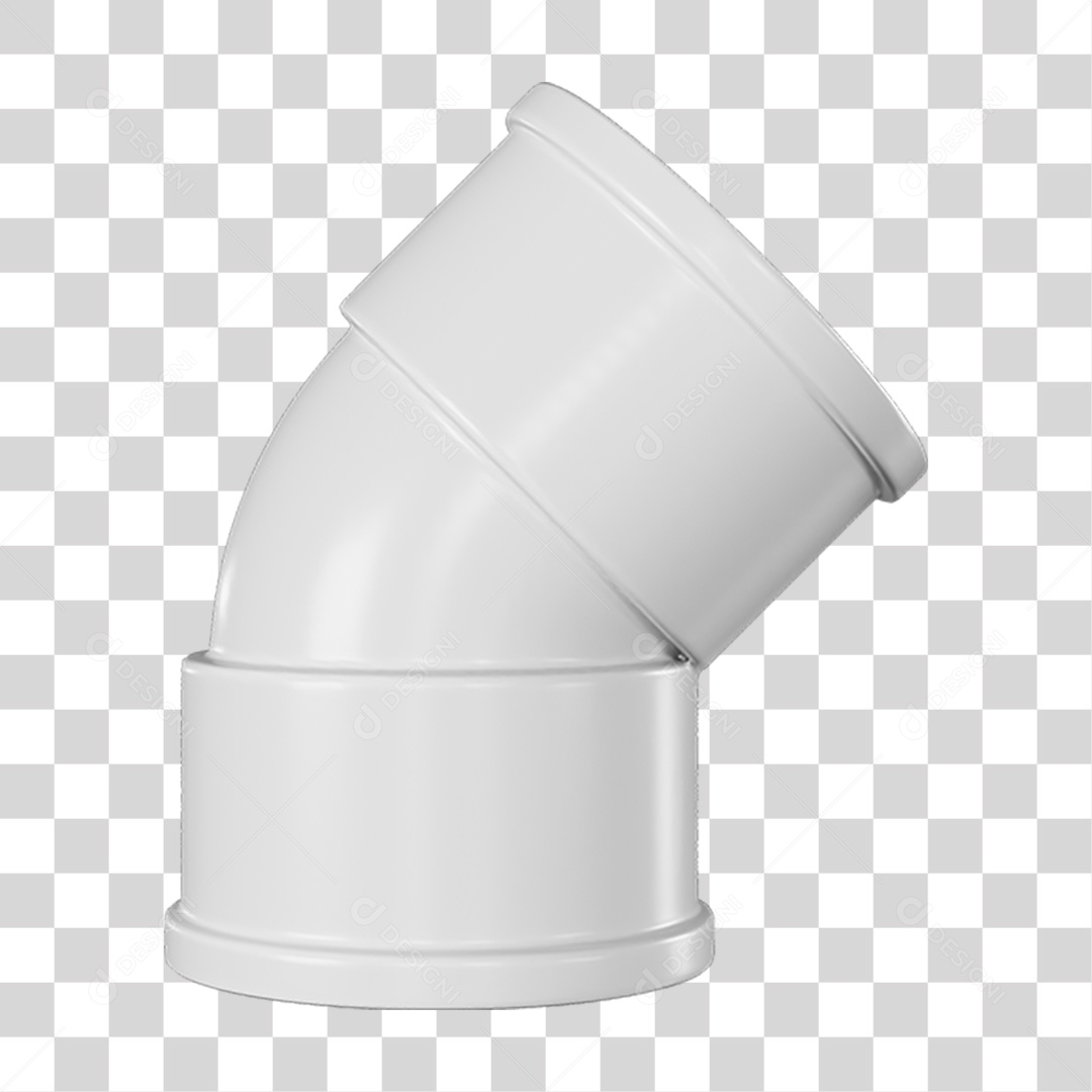 Joelho de Cano Pvc PNG Transparente