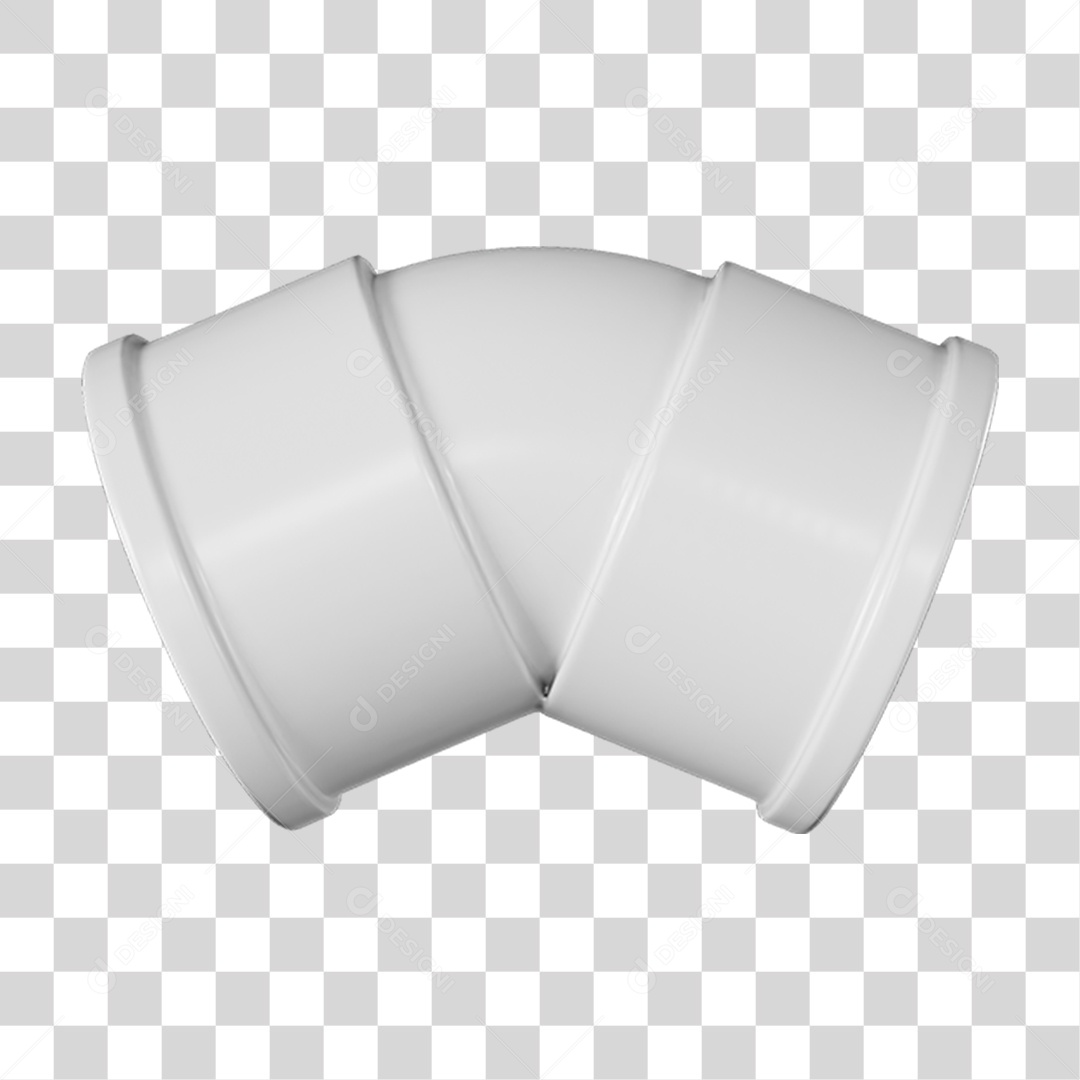 Joelho de Cano Pvc PNG Transparente