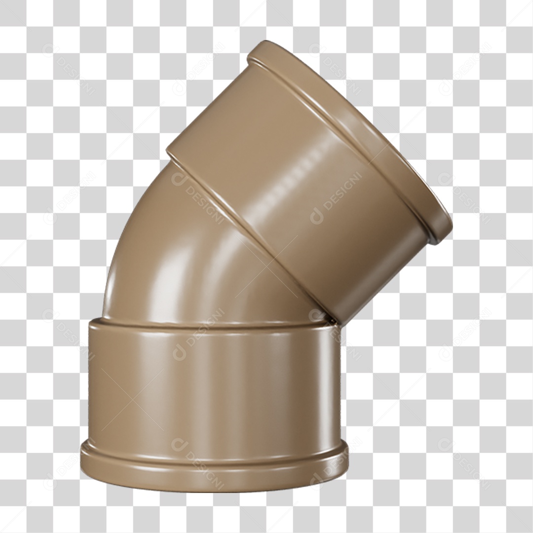 Joelho de Cano Pvc PNG Transparente