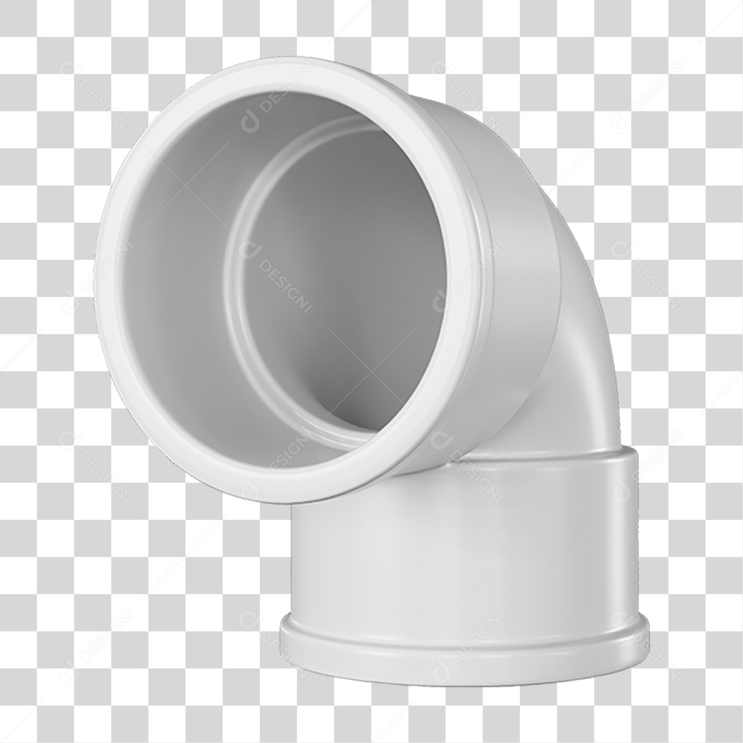 Joelho de Cano Pvc PNG Transparente