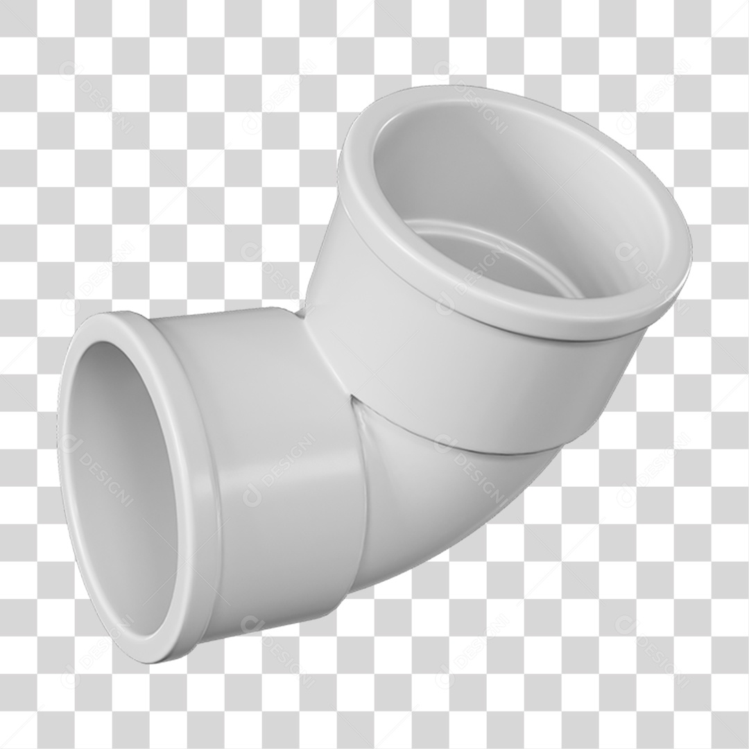 Joelho de Cano Pvc PNG Transparente