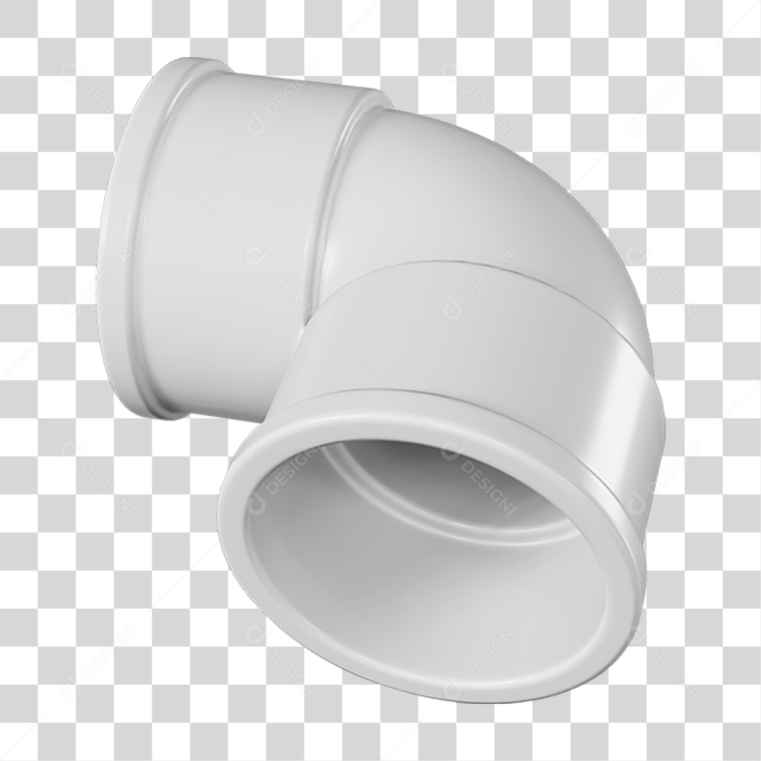 Joelho de Cano Pvc PNG Transparente
