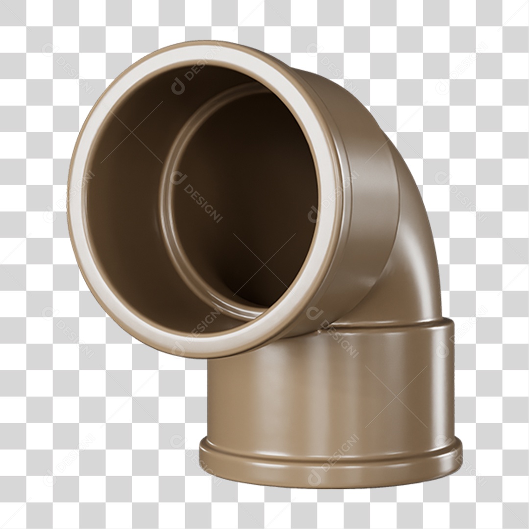 Joelho de Cano Pvc PNG Transparente