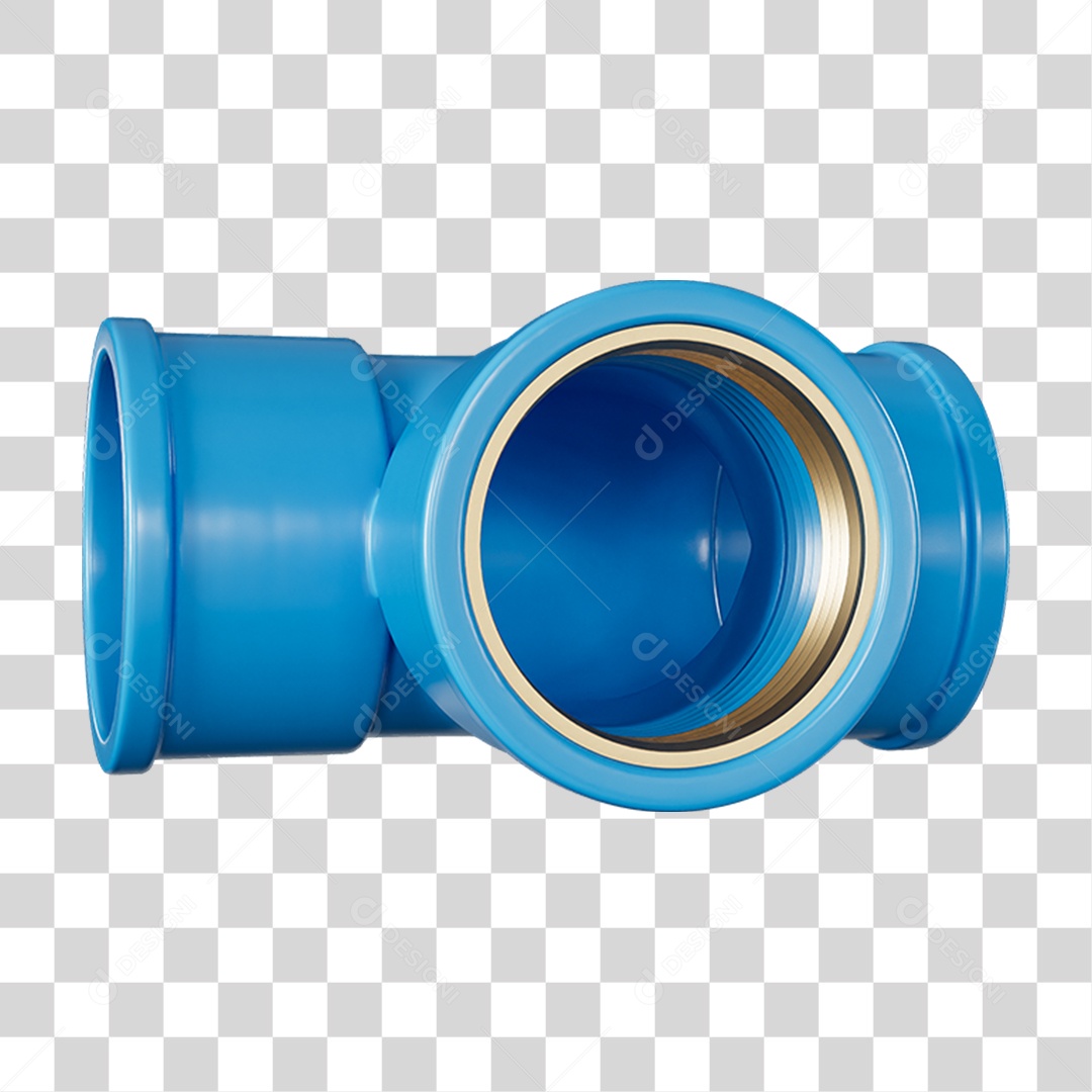 Tee de Cano Pvc PNG Transparente