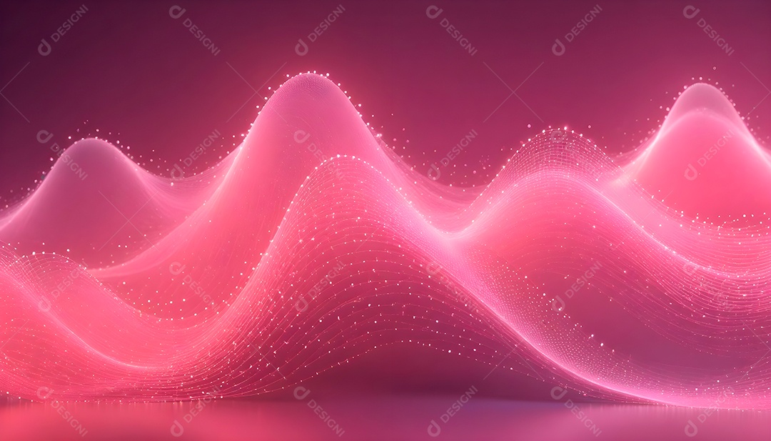 Ponto de ponto abstrato conecta-se com linha gradiente e design de linha de onda intrincado estético, rede social de internacionalização ou conceito de tecnologia de conexão de big data de negócios