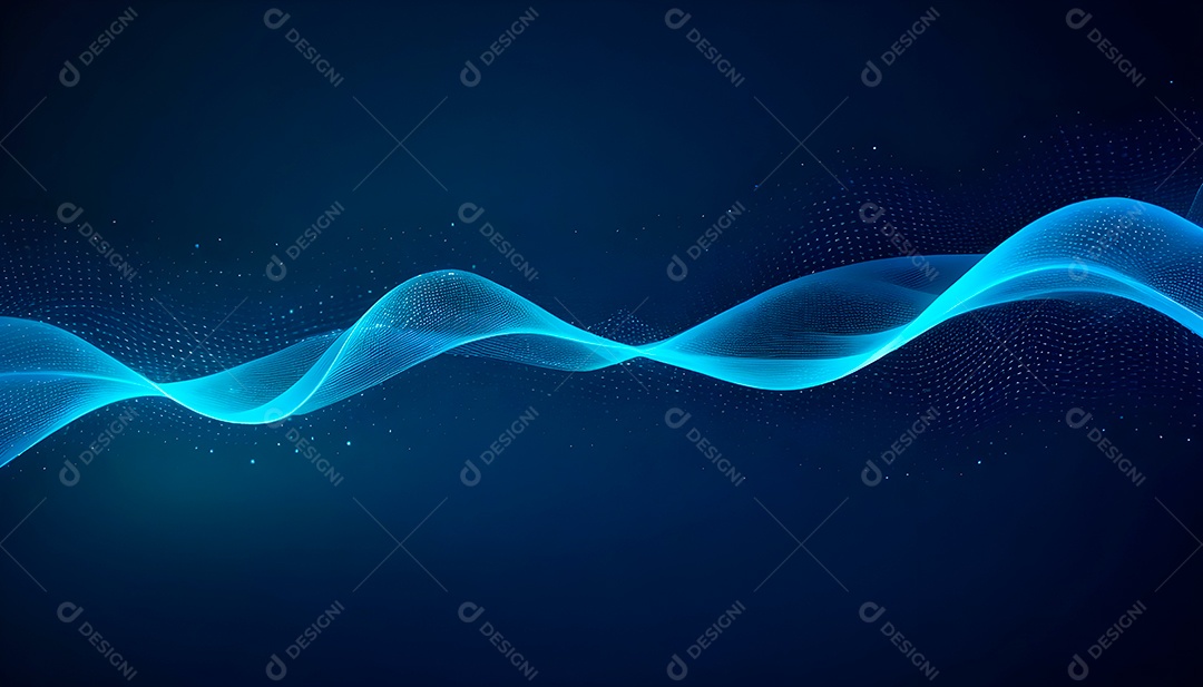 Ponto de ponto abstrato conecta-se com linha gradiente e design de linha de onda intrincado estético, rede social de internacionalização ou conceito de tecnologia de conexão de big data de negócios