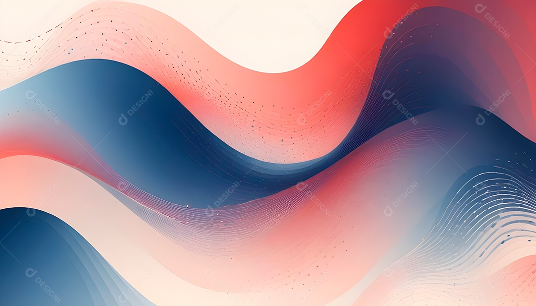 Ponto de ponto abstrato conecta-se com linha de gradiente e design de linha de onda intrincada estética rede social de internacionalização ou conceito de tecnologia de conexão de big data de negócios