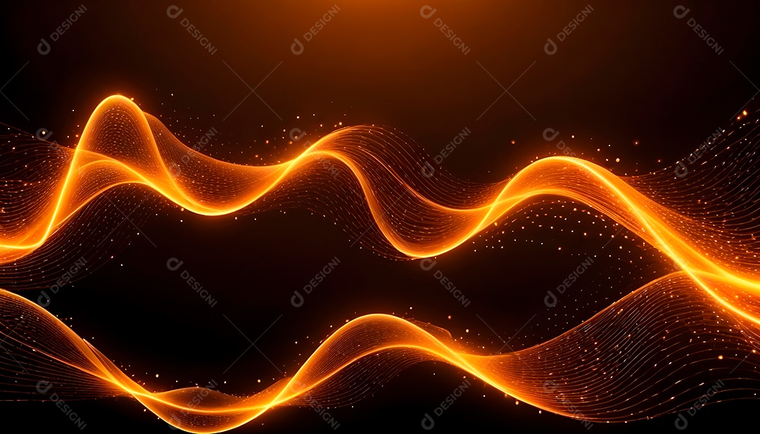 Ponto de ponto abstrato conecta-se com linha de gradiente e design de linha de onda intrincada estética rede social de internacionalização ou conceito de tecnologia de conexão de big data de negócios