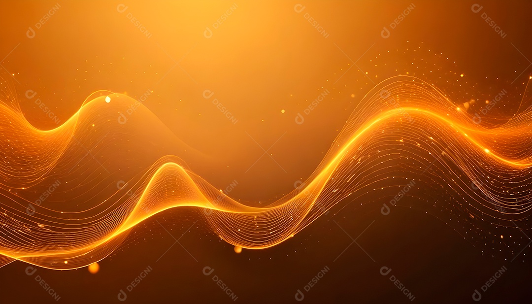 Ponto de ponto abstrato conecta-se com linha de gradiente e design de linha de onda intrincada estética rede social de internacionalização ou conceito de tecnologia de conexão de big data de negócios