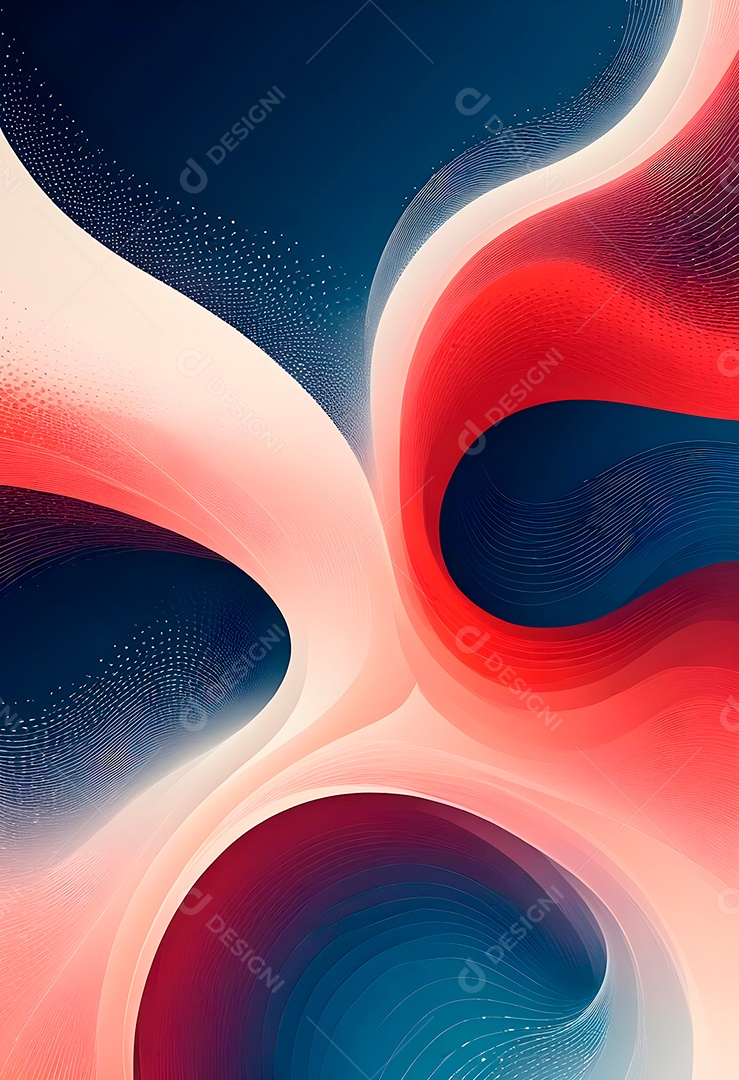 Ponto de ponto abstrato conecta-se com linha de gradiente e design de linha de onda intrincada estética rede social de internacionalização ou conceito de tecnologia de conexão de big data de negócios