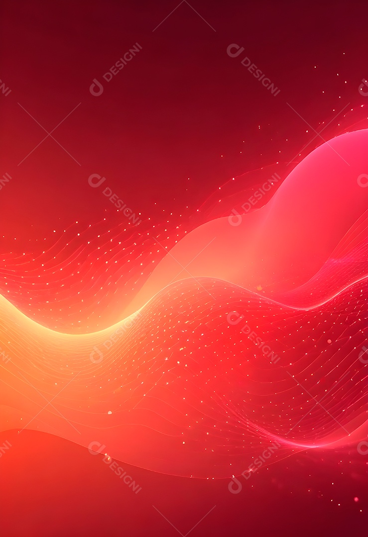 Ponto de ponto abstrato conecta-se com linha de gradiente e design de linha de onda intrincada estética rede social de internacionalização ou conceito de tecnologia de conexão de big data de negócios