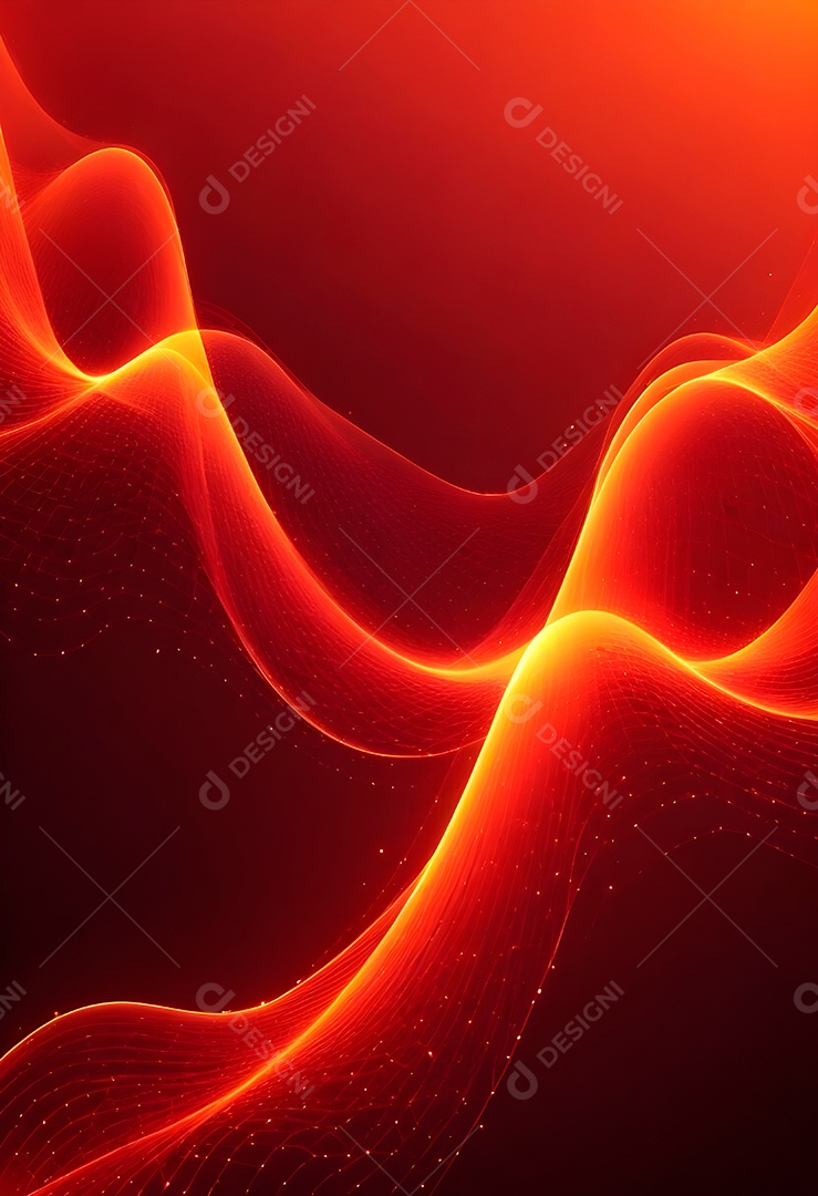 Ponto de ponto abstrato conecta-se com linha de gradiente e design de linha de onda intrincada estética rede social de internacionalização ou conceito de tecnologia de conexão de big data de negócios