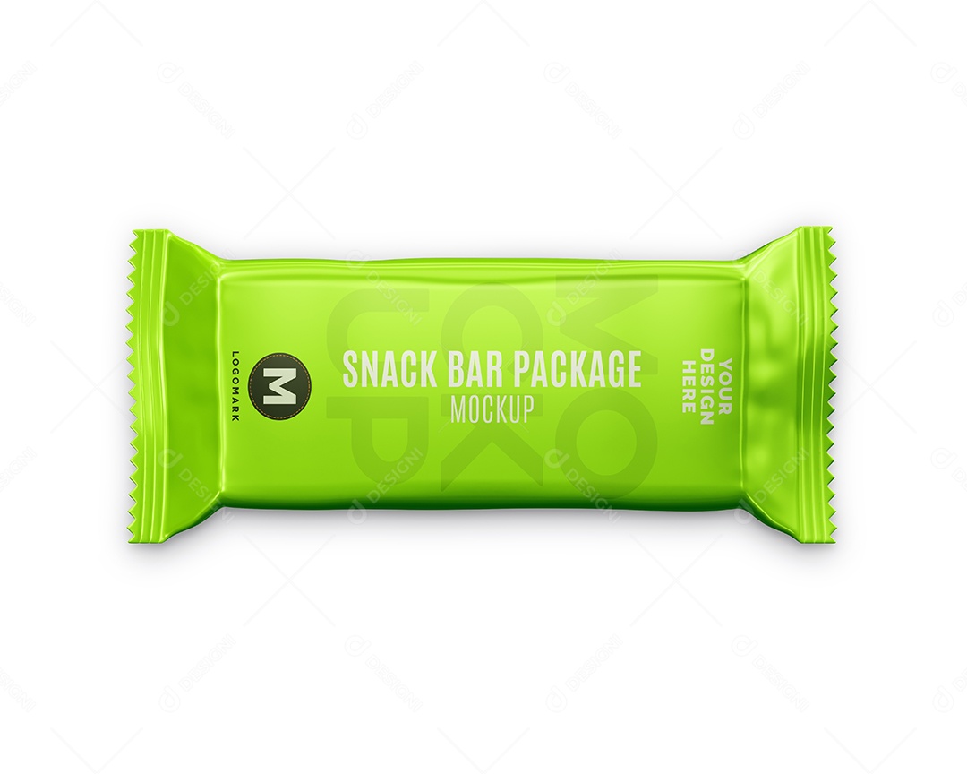 Embalagem de Barrinha PSD Editável Mockup