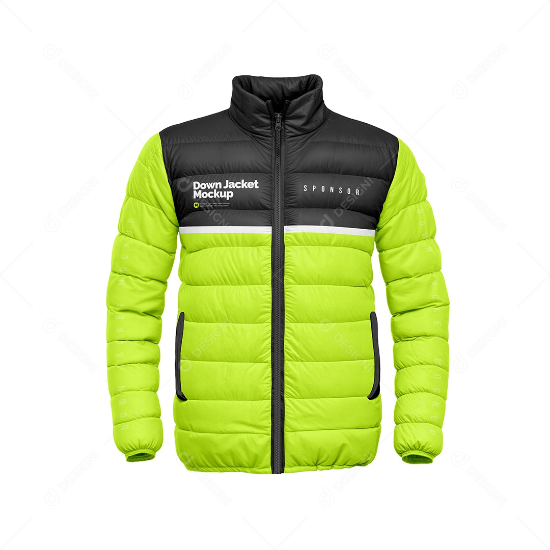 Jaqueta Forrada Mockup PSD Editável