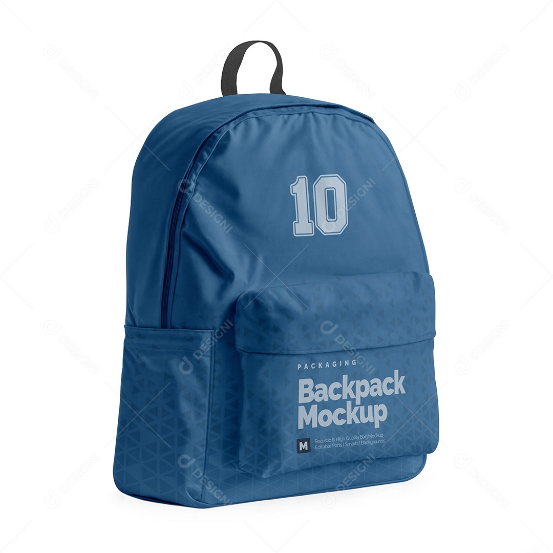 Mochila Mockup PSD Editável