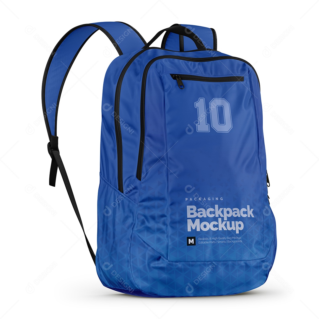 Mochila Mockup PSD Editável