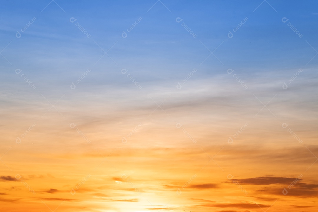 Um lindo nascer do sol