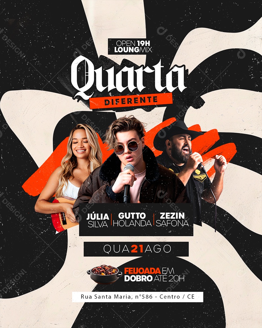 Flyer Quarta Diferente Social Media PSD Editável