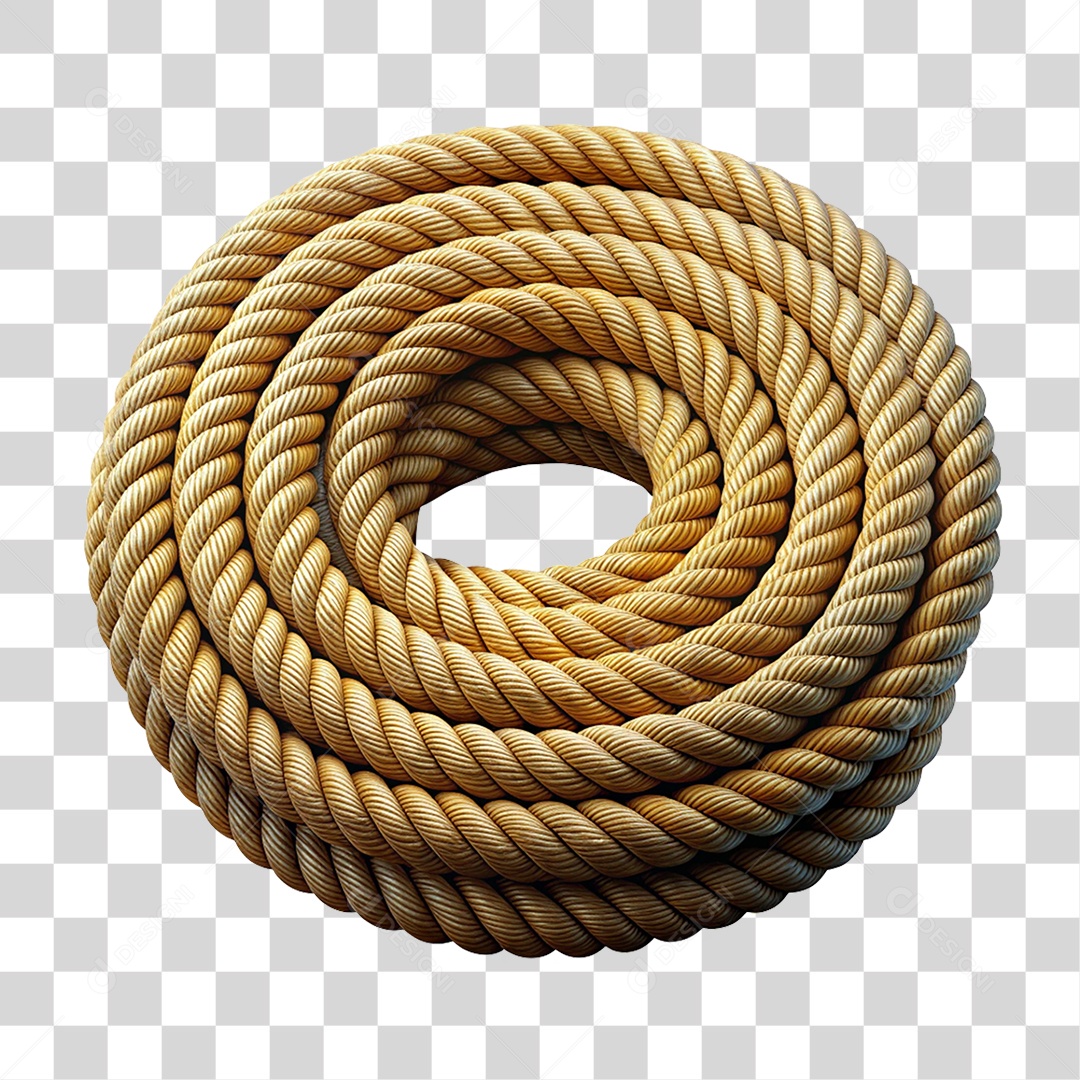 Corda Enrolada PNG Transparente
