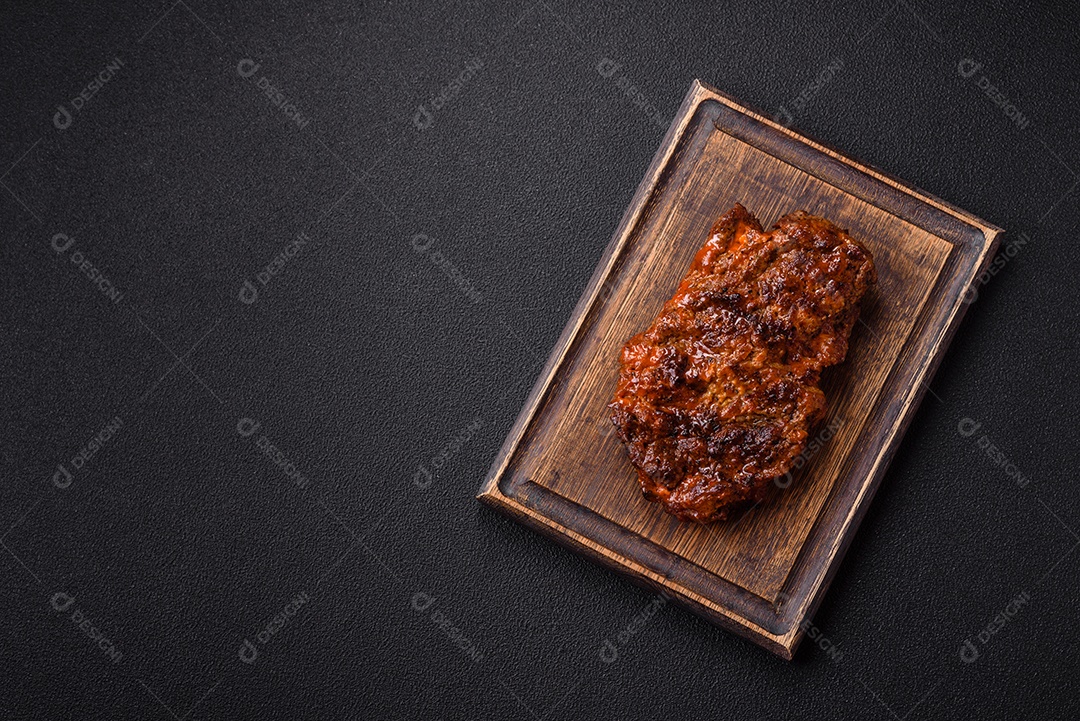 Carne assada bem passada deliciosa