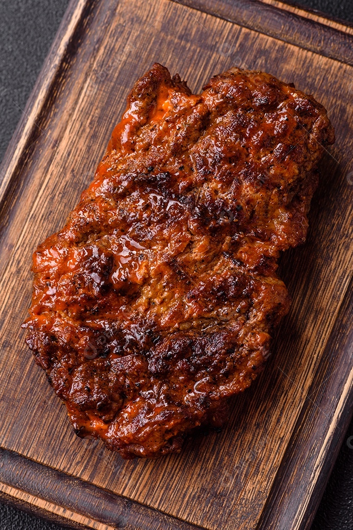 Carne assada deliciosa ao ponto