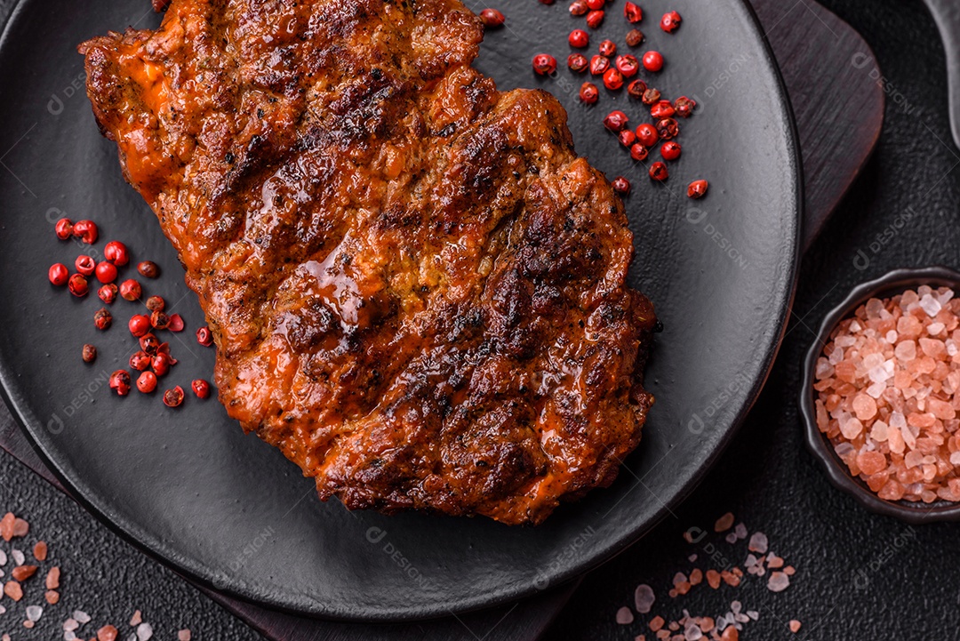 Pedaço de carne assado deliciosa