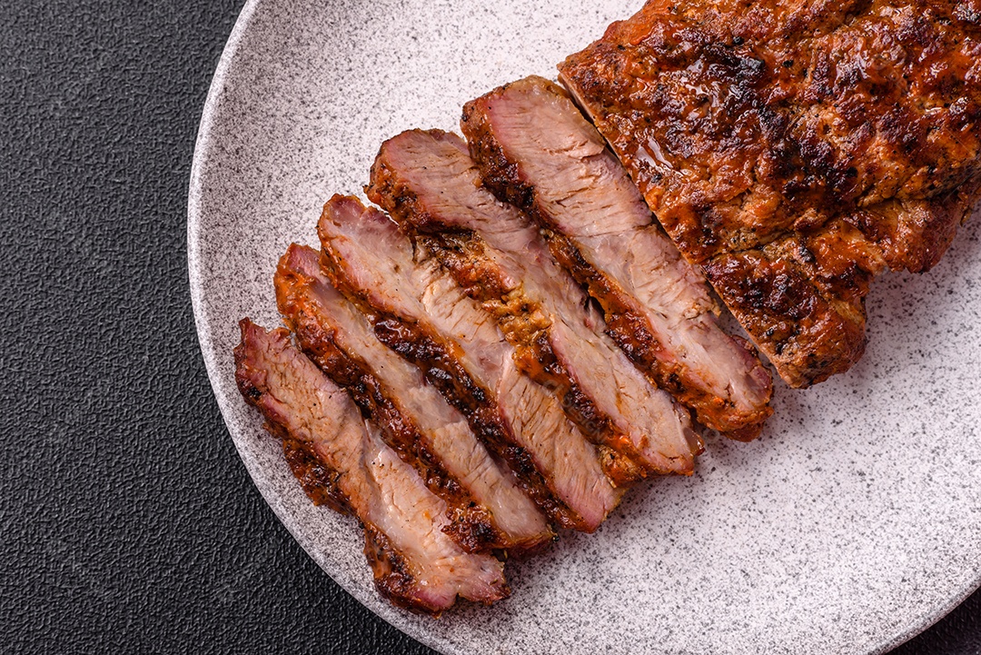 Cortes de carne assado