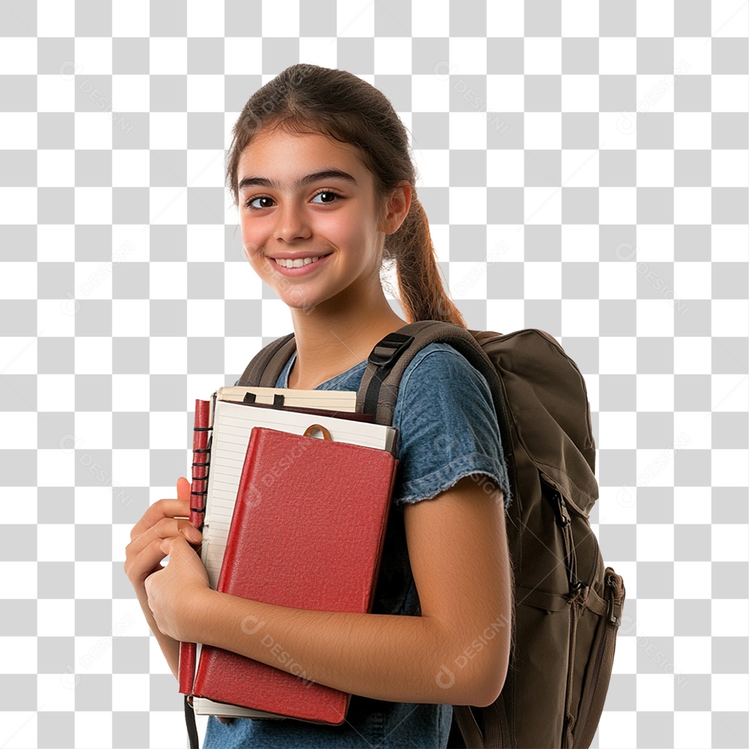 Estudante Volta ás Aulas PNG Transparente