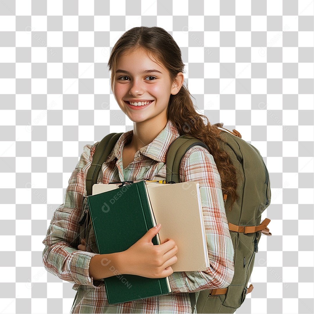 Estudante Volta ás Aulas PNG Transparente